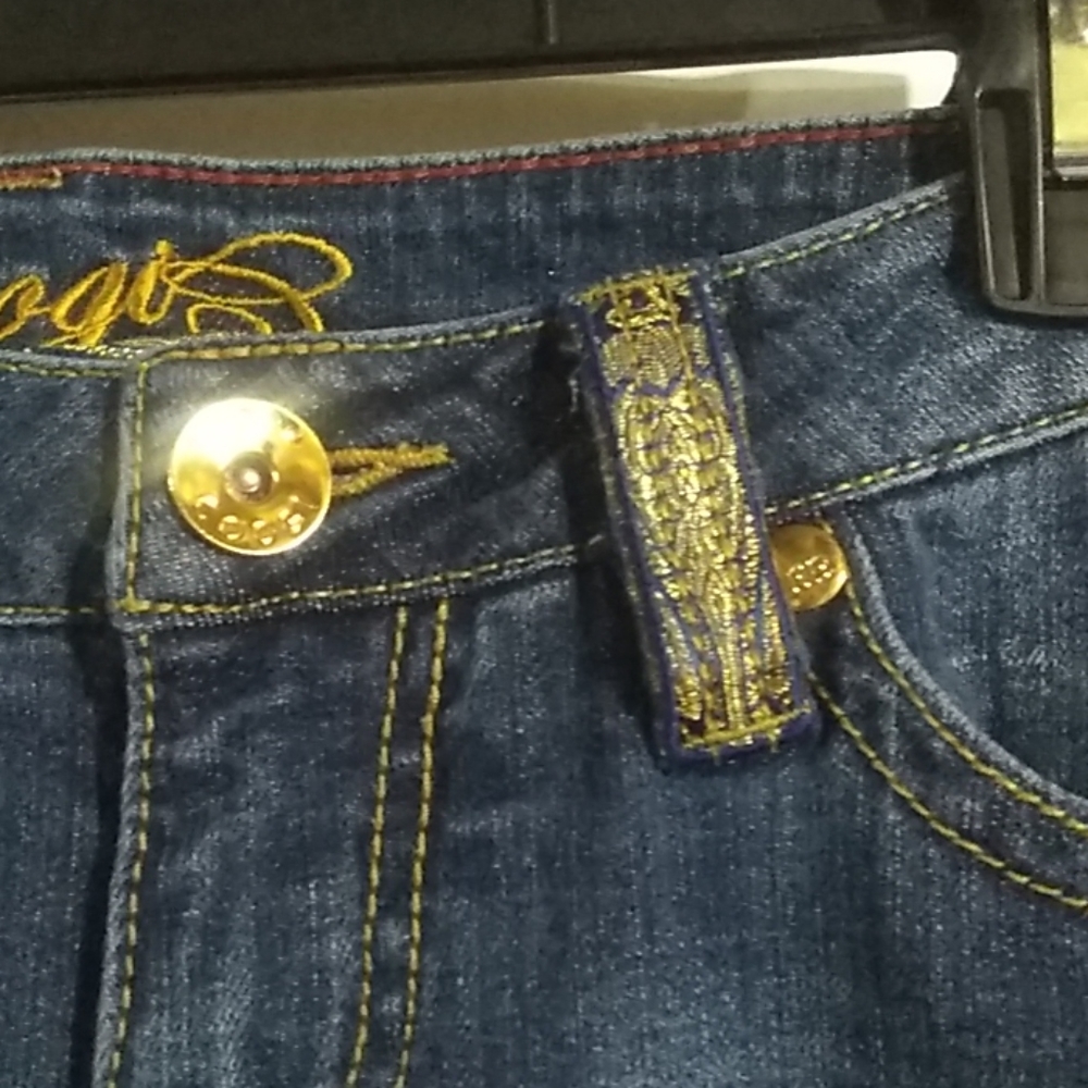 Coogi Embellished Jeans Size 7/8 READ - Picture 2 of 8